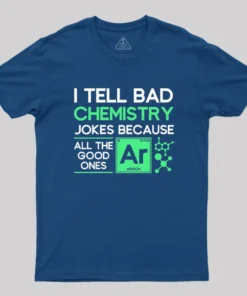 Alternative view of Because All The Good Jokes Are Gone Geek T-Shirt