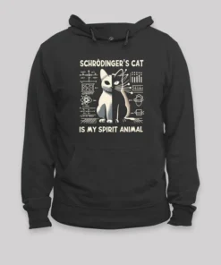 Alternative view of Schrodinger's §³at Science Nerd Hoodie
