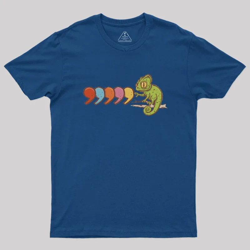 Comma Chameleon Geek T-Shirt - Image 2