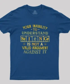 Alternative view of Understanding Science Geek T-Shirt