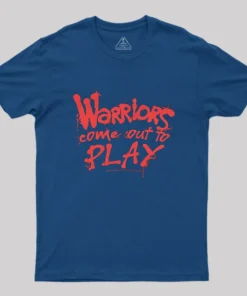 Alternative view of Come Out To Play Warriors Geek T-Shirt