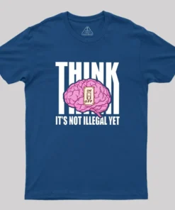 Alternative view of It's Not Illegal Yet Geek T-Shirt