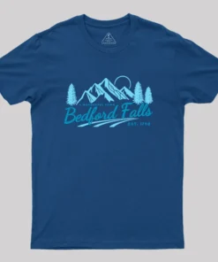 Bedford Falls Tourist Christmas Geek T-Shirt