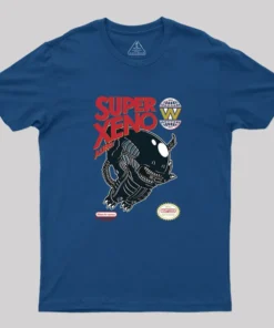 Alternative view of Super Xeno Alien Geek T-Shirt