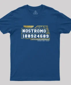 Alternative view of USCSS Nostromo Geek T-Shirt
