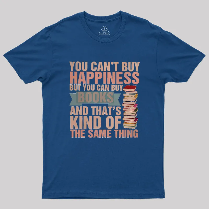 Books=Happiness Geek T-Shirt - Image 2