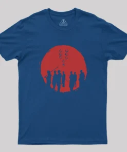 Alternative view of Seven Samurai Geek T-Shirt