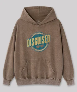 Alternative view of Cleverly Disguised As A Responsible Adult Washed Hoodie