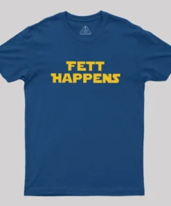 Alternative view of Fett Happens Geek T-Shirt