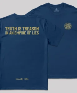 Alternative view of 1984 Orwell Front and Back Printed Geek T-Shirt