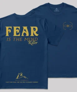 Alternative view of Fear Front and Back Printed Geek T-Shirt