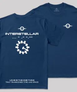 Interstellar Front and Back Printed Geek T-Shirt