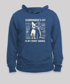 Schrodinger's Сat Science Nerd Hoodie
