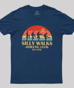 Alternative view of Silly Walks Athletic Club Geek T-Shirt