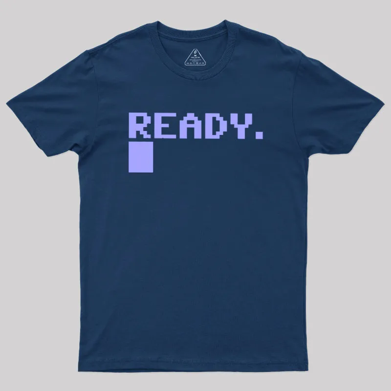 Commodore C64 Ready Geek T-Shirt - Image 2