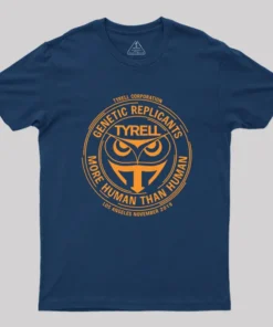 Alternative view of Tyrell Corporation Genetic Replicants Geek T-Shirt