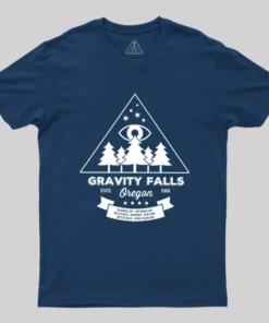 Alternative view of Visit Gravity Falls Geek T-Shirt