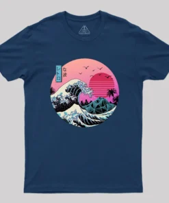 Alternative view of The Great Retro Wave Geek T-Shirt