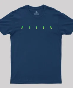 Alternative view of Alien Green Geek T-Shirt