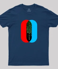 Alternative view of Follow the White Rabbit Geek T-Shirt