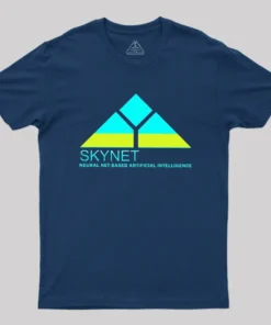 Alternative view of Skynet Time Geek T-Shirt