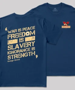 Alternative view of Echoes of Dystopia Front and Back Printed Geek T-Shirt