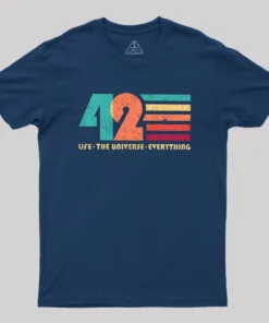 Alternative view of The Answer Is 42 Geek T-Shirt