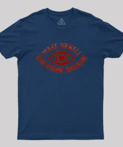 Alternative view of Make Orwell Fiction Again Geek T-Shirt