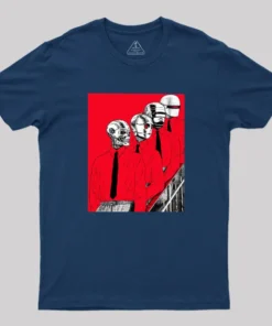 Alternative view of The Man Machines Geek T-Shirt
