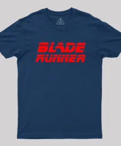 Alternative view of Blade Runner Red Geek T-Shirt