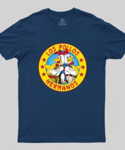 Alternative view of Los Pollos Hermanos Geek T-Shirt