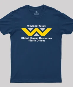 Alternative view of Weyland-Yutani Global Human Resources Geek T-Shirt