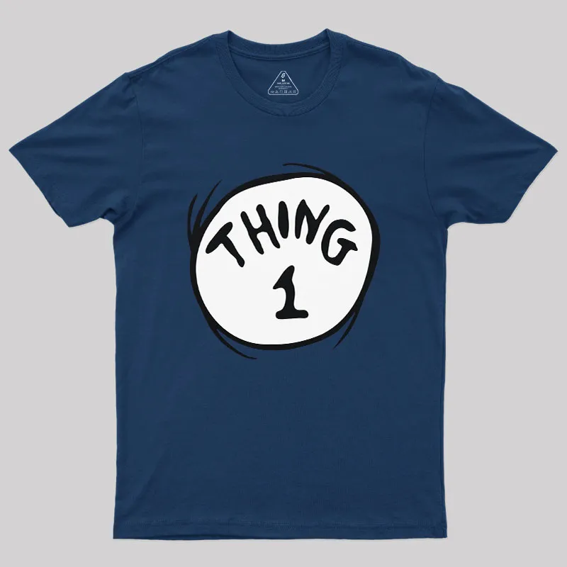 Thing One Cat Geek T-Shirt - Image 2
