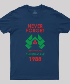 Alternative view of Never Forget 1988 Christmas Eve Geek T-Shirt