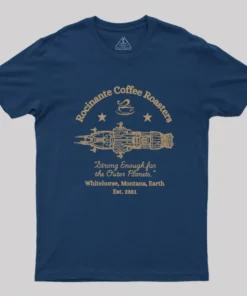 Alternative view of Rocinante Coffee Roasters Geek T-Shirt