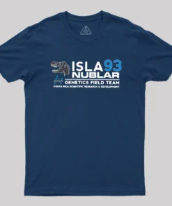 Alternative view of Isla Nublar Geek T-Shirt