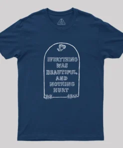 Alternative view of Everything Was Beautiful and Nothing Hurt Geek T-Shirt