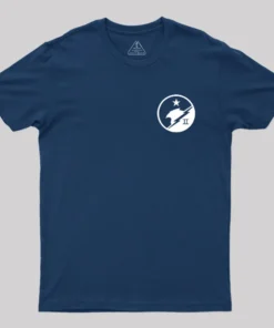 Alternative view of Blue Team Emblem Geek T-Shirt