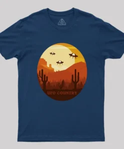 Alternative view of UFO Country Geek T-Shirt