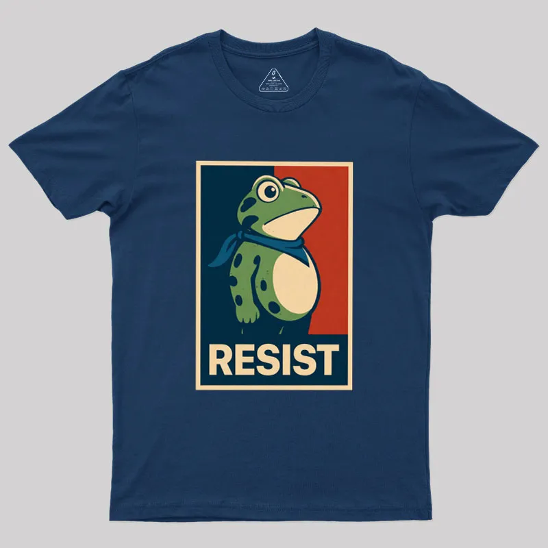 Frog Protest Geek T-Shirt - Image 2