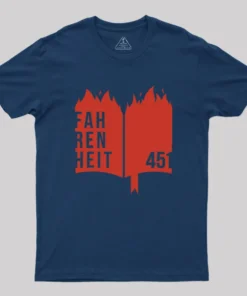 Alternative view of Fahrenheit 451 Geek T-Shirt