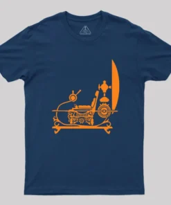 Alternative view of Time Machine Geek T-Shirt