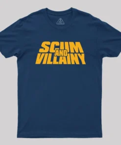 Alternative view of Scum and Villainy Geek T-Shirt