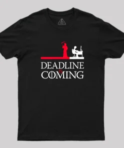 Alternative view of Deadline is Coming T-Shirt