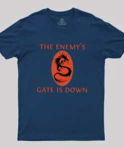 Alternative view of The Enemy's Gate Is Down Geek T-Shirt