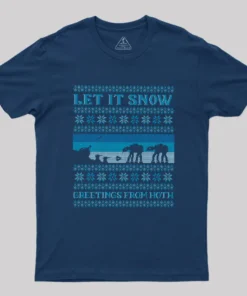 Alternative view of Let It Snow Geek T-Shirt
