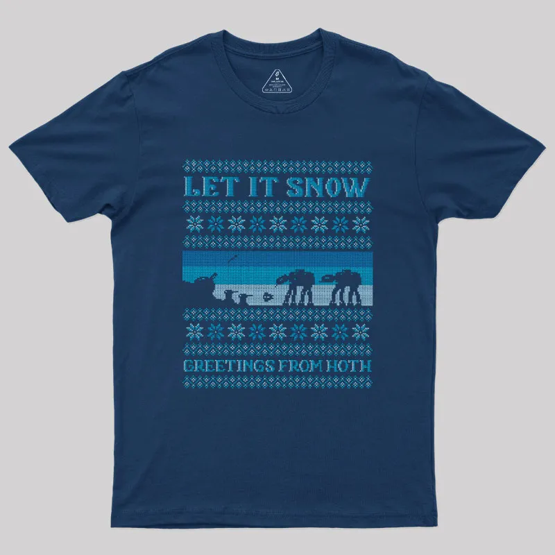 Let It Snow Geek T-Shirt - Image 2