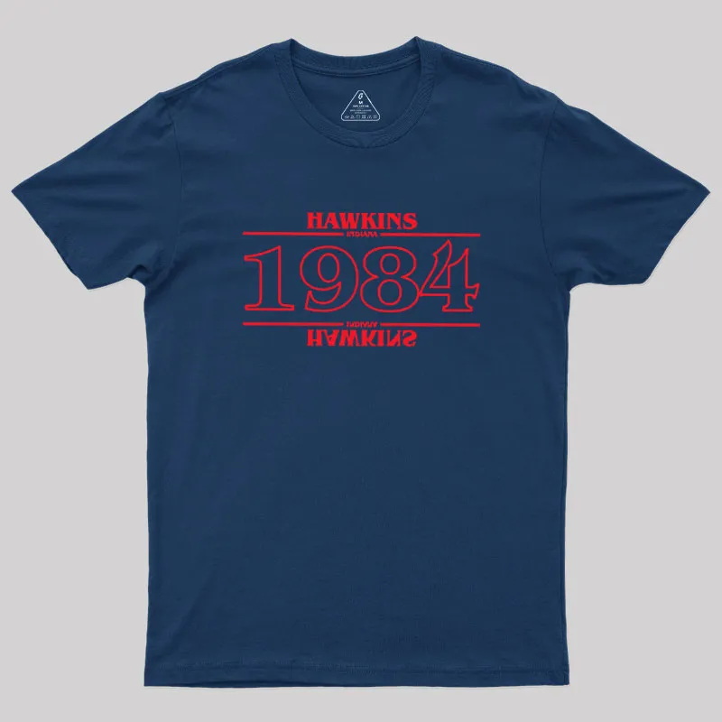 Hawkins 1984 Geek T-Shirt - Image 2