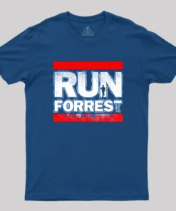 Alternative view of Run Forrest Geek T-Shirt