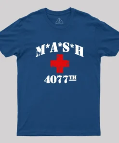 Alternative view of Mash 70s Tv Military Hit Show Army Surgical Unit Tee 70s Geek T-Shirt